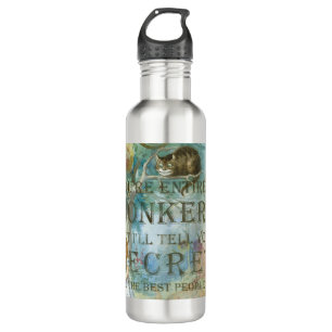 Wonderland - bonkers Quote -  Alice In Wonderland 710 Ml Water Bottle