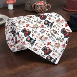 Wonderland Classic Pattern Necktie Tie<br><div class="desc">This unique necktie features a classic,  whimsical pattern inspired by the enchanting world of Wonderland. Perfect for adding a touch of playful elegance to any outfit,  this tie is a wonderful conversation starter and a stylish tribute to timeless storytelling.</div>