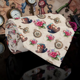 Wonderland Classic Pattern Necktie Tie