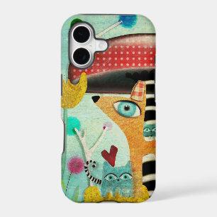 Wonderland Dog Cat Mushroom Case
