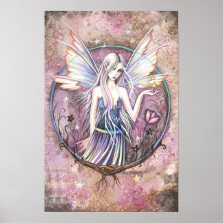 Wonderland Fairy Fantasy Art Poster Print