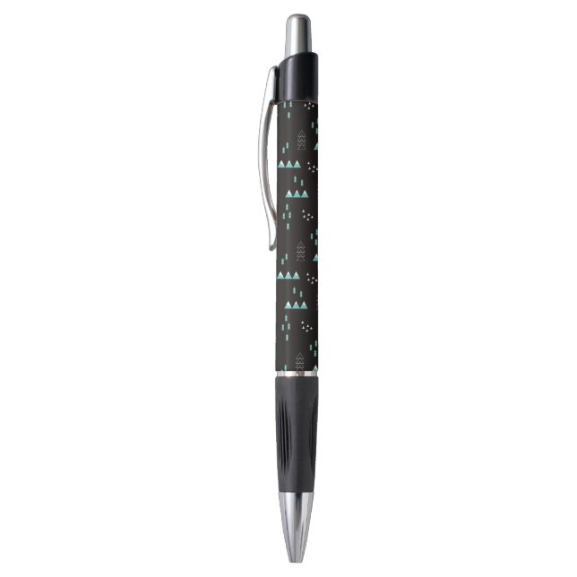 Wonderland Geometric Night Pattern Pen (Top (Vertical))