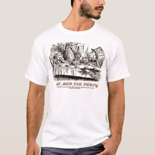 Wonderland Mad Tea Party Alice Rabbit Mad Hatter T-Shirt