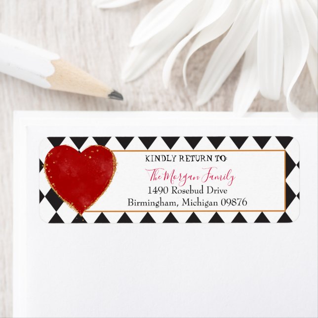 Wonderland Mad Tea Party Queen of Hearts Address (Insitu)