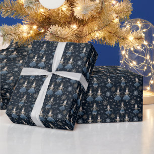 Wonderland Nutcracker, Waltz of the Snowflakes Wrapping Paper