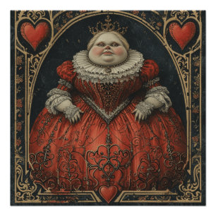Wonderland Queen of Hearts: Crimson Command Poster
