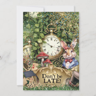 Wonderland Save the Date Card