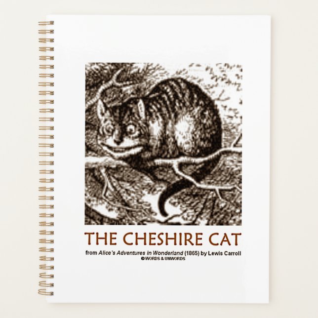 Wonderland The Cheshire Cat Planner (Front)