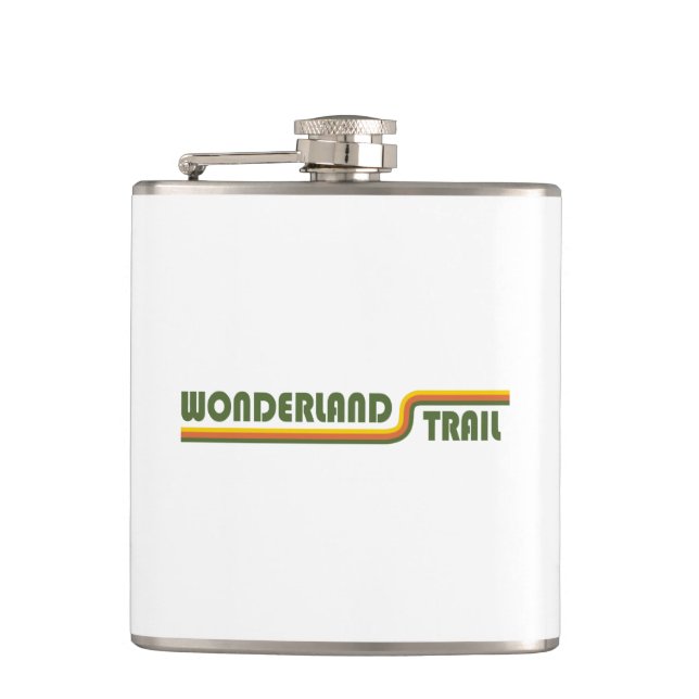 Wonderland Trail Hip Flask (Front)