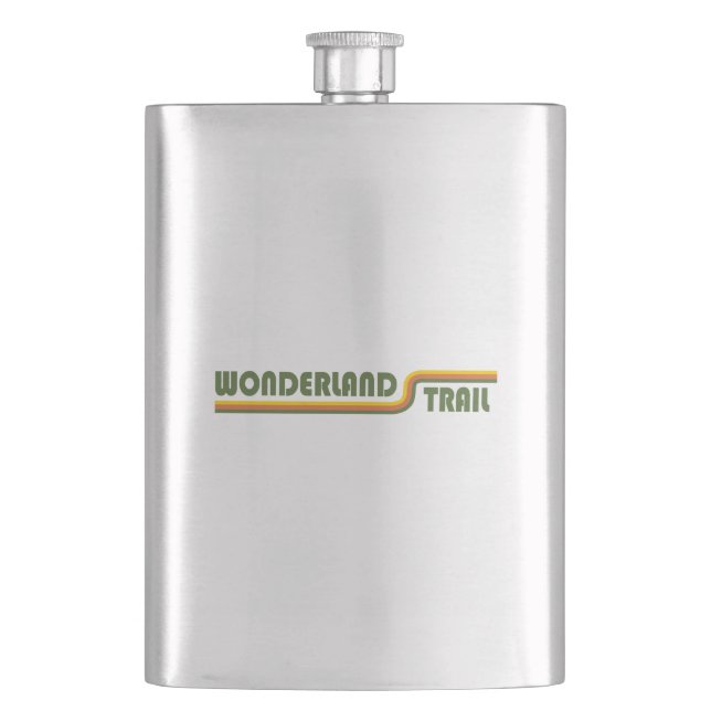 Wonderland Trail Hip Flask (Front)