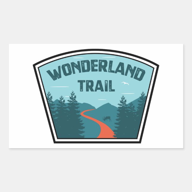 Wonderland Trail Sticker (Front)