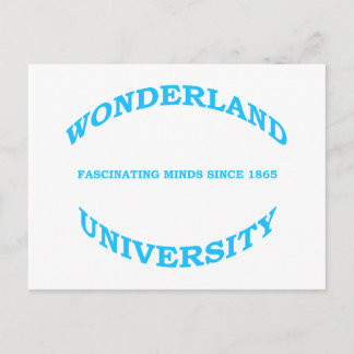Wonderland University Postcard
