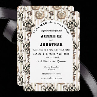 Wonderland Whimsy Wedding Invitation