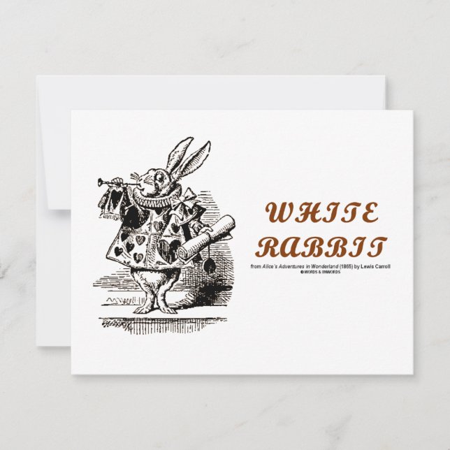 Wonderland White Rabbit (Front)