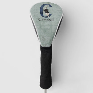 Wonderland White Rabbit Letter C Golf Head Cover