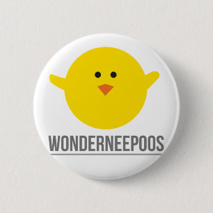 Wonderneepoos Swipes in 2 Inch Round Button