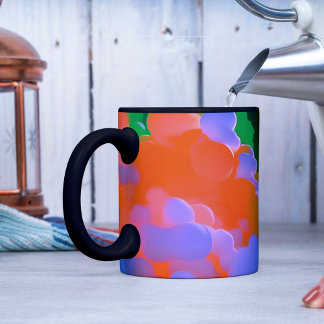 Wonderous orange and purple clouds magic mug