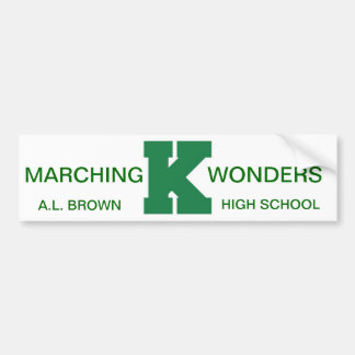Wonders Marching Band Pride Bumper Sticker