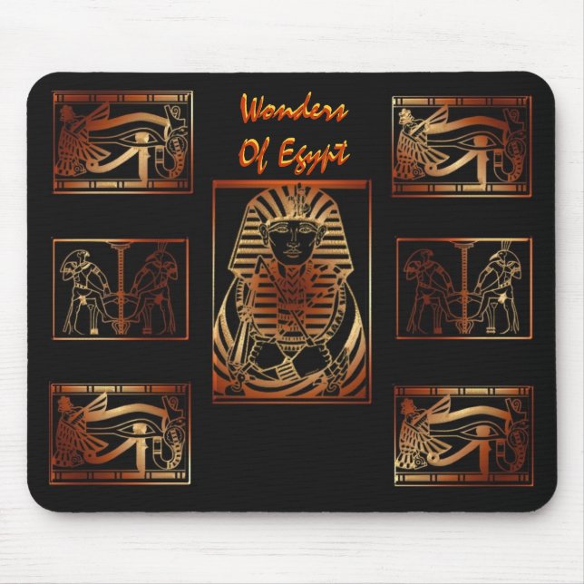 Wonders Of Egypt Mouse Pad (Front)