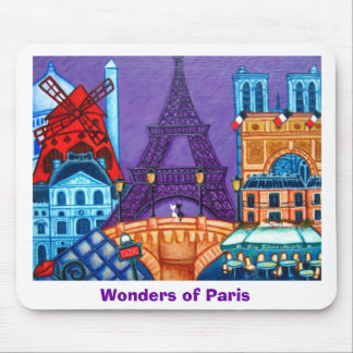 Wonders of Paris Mouse Pad