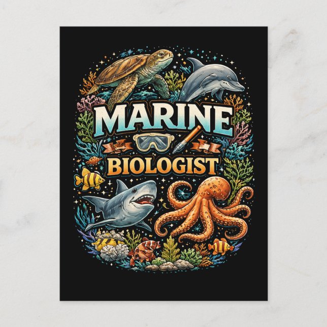 Wonders of the Ocean Realm Postcard (Front)