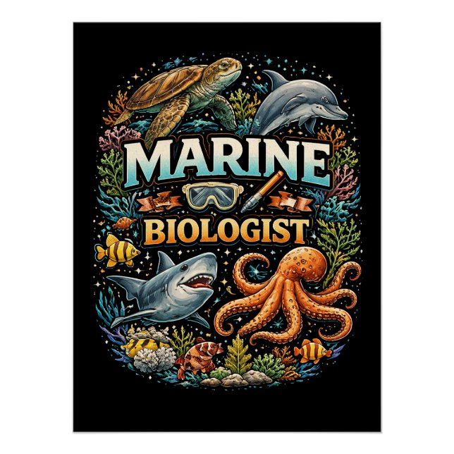 Wonders of the Ocean Realm Poster (Front)