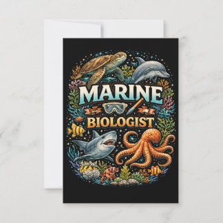 Wonders of the Ocean Realm Thank You Card
