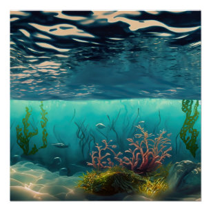 Wonders of the Underwater World Stunning Poster