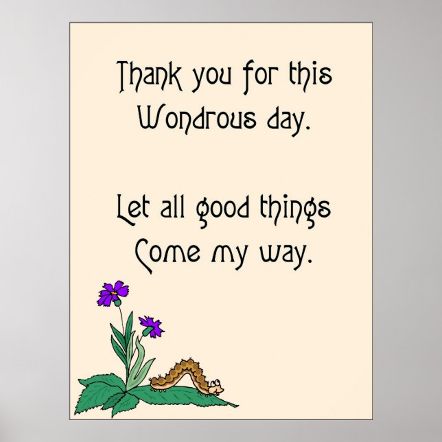 Wondrous Day Poster (Front)