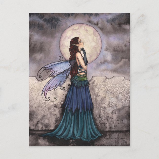 Wondrous Fairy Art Postcard (Front)