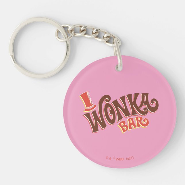 Wonka Bar Logo Keychain (Front)