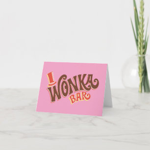 Wonka Bar Logo Note Card