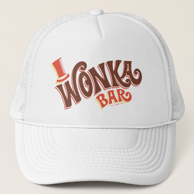 Wonka Bar Logo Trucker Hat (Front)