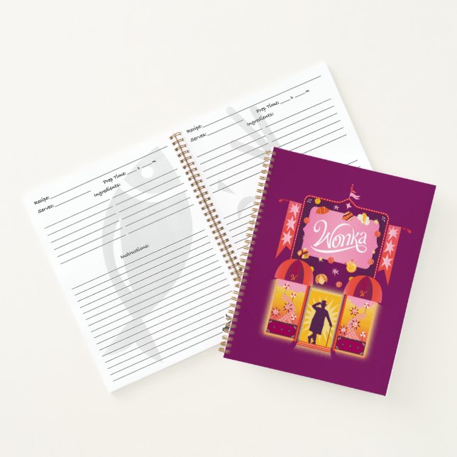 Wonka Candy Store Graphic Notebook (Inside)