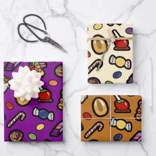 Wonka Factory Inspired Wrapping Paper Set of 3