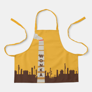 Wonka Factory Silhouette Apron