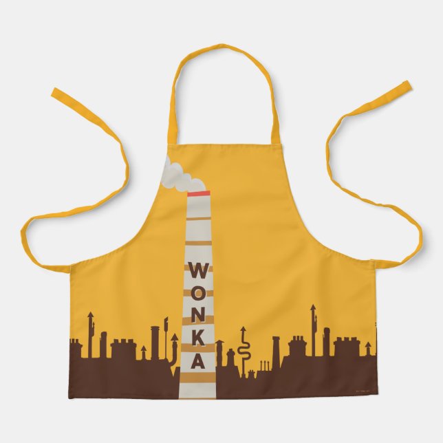 Wonka Factory Silhouette Apron (Front)