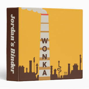Wonka Factory Silhouette Binder