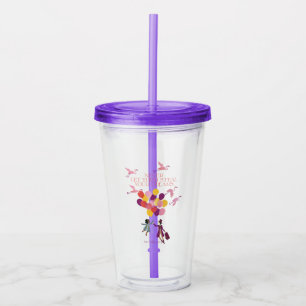 Wonka "Never Let Them Steal Your Dreams" Acrylic Tumbler