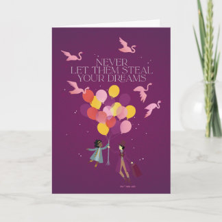 Wonka "Never Let Them Steal Your Dreams" Card