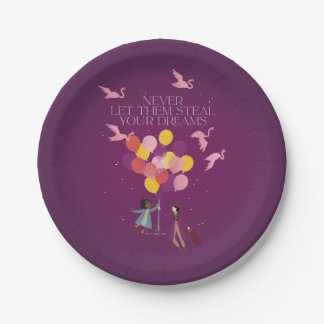 Wonka "Never Let Them Steal Your Dreams" Paper Plate