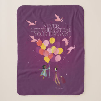 Wonka "Never Let Them Steal Your Dreams" Sherpa Blanket