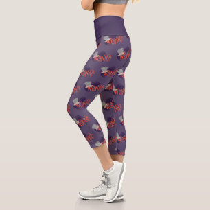 Wonka Spiral Logo Capri Leggings