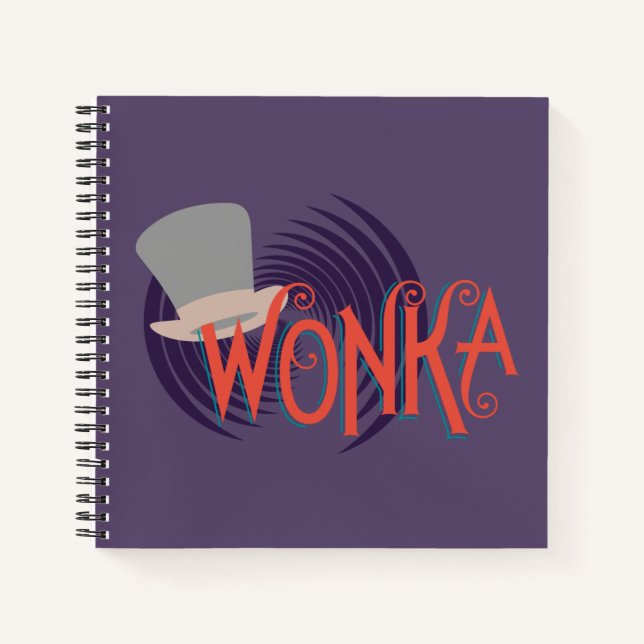 Wonka Spiral Logo Notebook (Front)