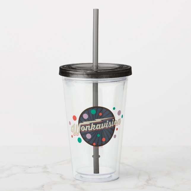 Wonkavision Logo Acrylic Tumbler (Front)