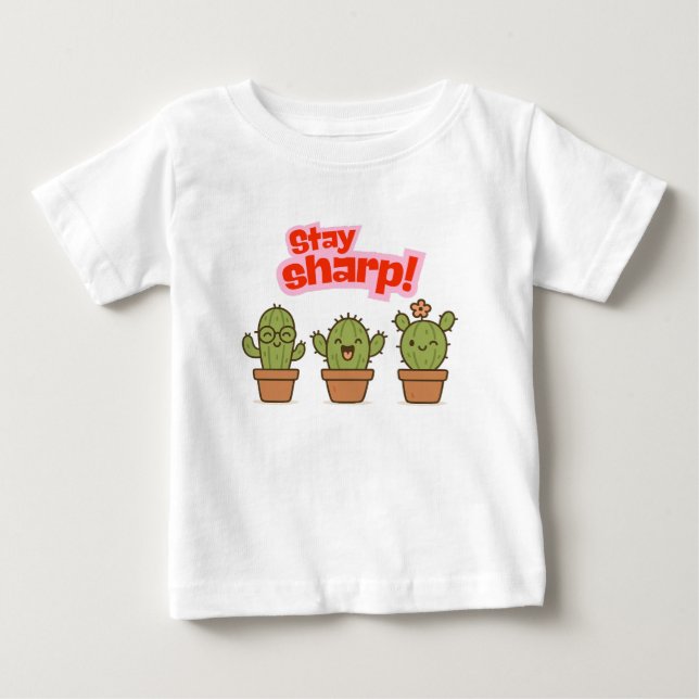 Wonky Zoo Cacti Toddler T-Shirt (Front)