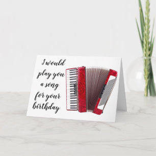 WON'T PLAY A SONG **40th BIRTHDAY CARD** Card
