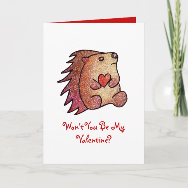 Won't You Be My Valentine? Holiday Card (Front)