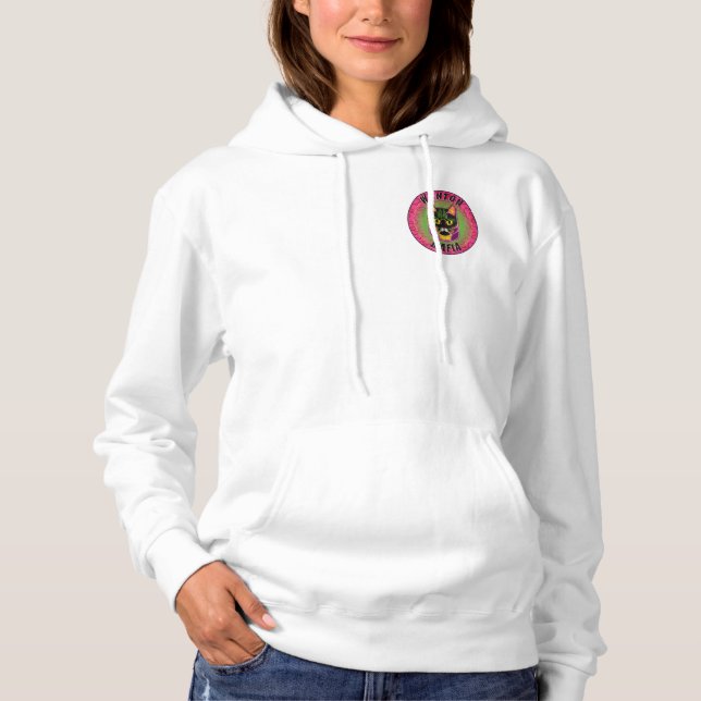 Wonton Mafia Cat Hoodie (Front)