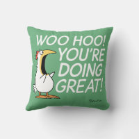 WOO HOO! YOU'RE DOING GREAT! Sandra Boynton Pillow